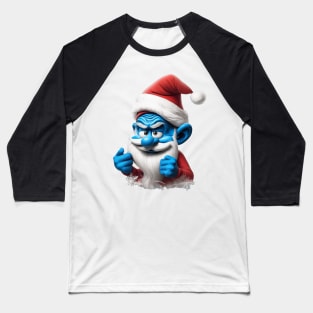 Portrait Grouchy Smurf Baseball T-Shirt